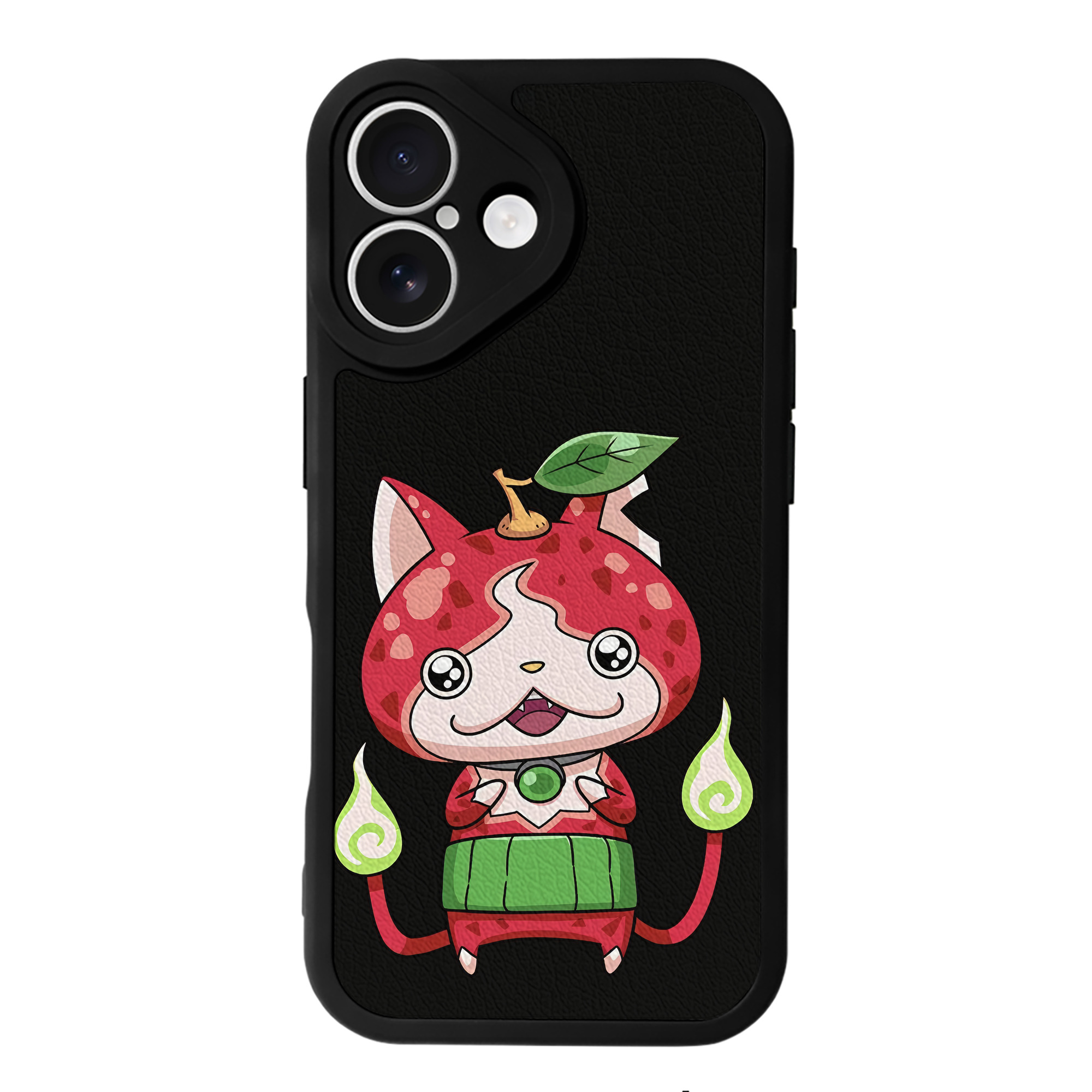 （画像用） 妖怪ウォッチ Yo-kai Watch 【iPhone 16シリーズ対応】シリコンスマホケース（レザー調） 材質：シリコン